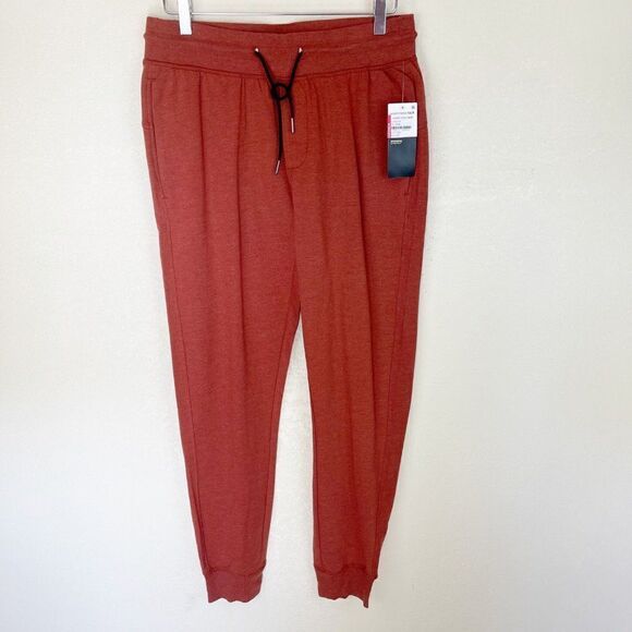 Z By Zella Orange Drawstring Jogger Sweatpants Small - Picture 1 of 8